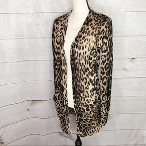 NWOT Ellison Leopard Long Cardigan